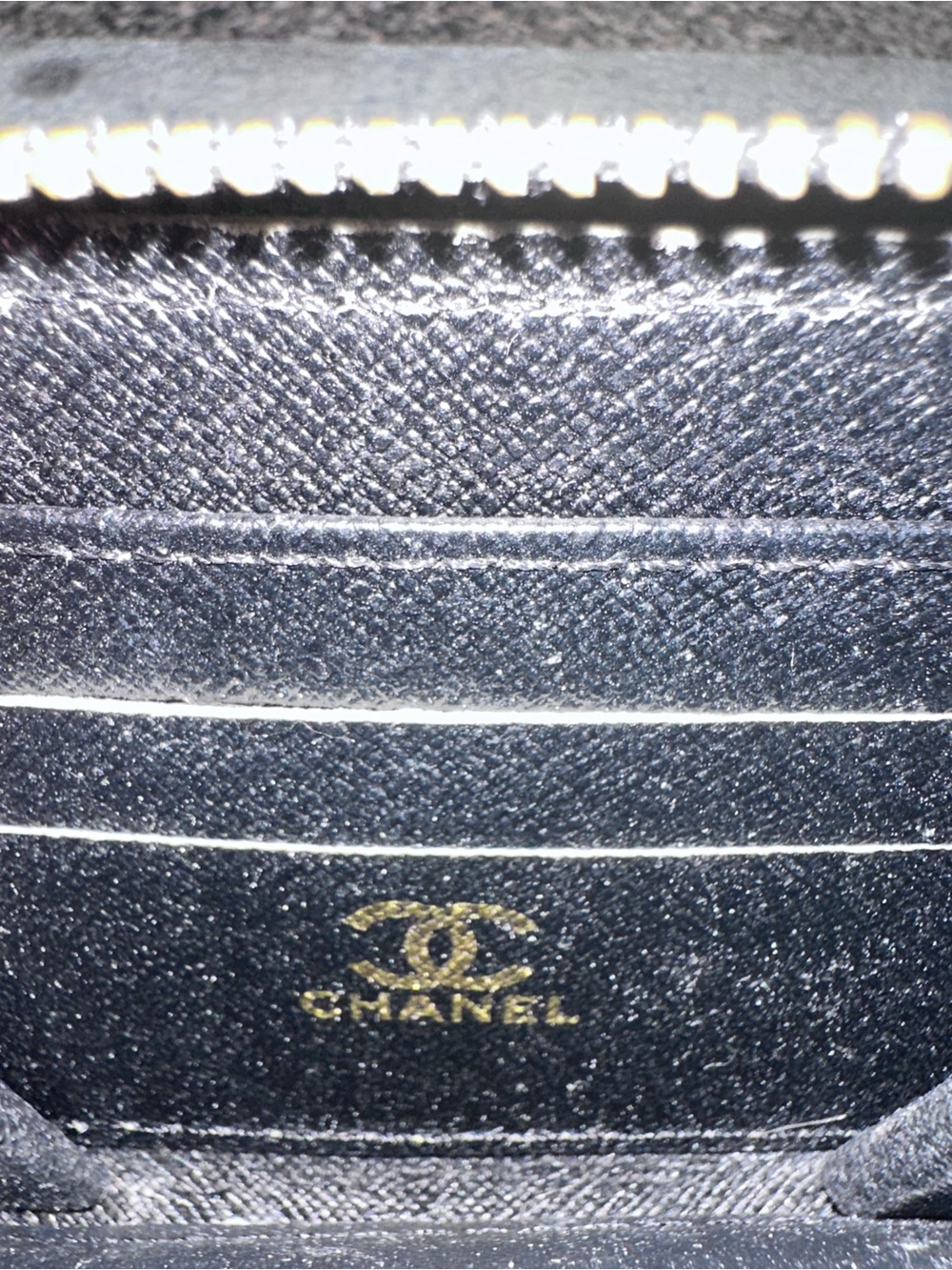 2017 CHANEL Black Quilted Leather Zip Wallet - Picture 8 of 11
